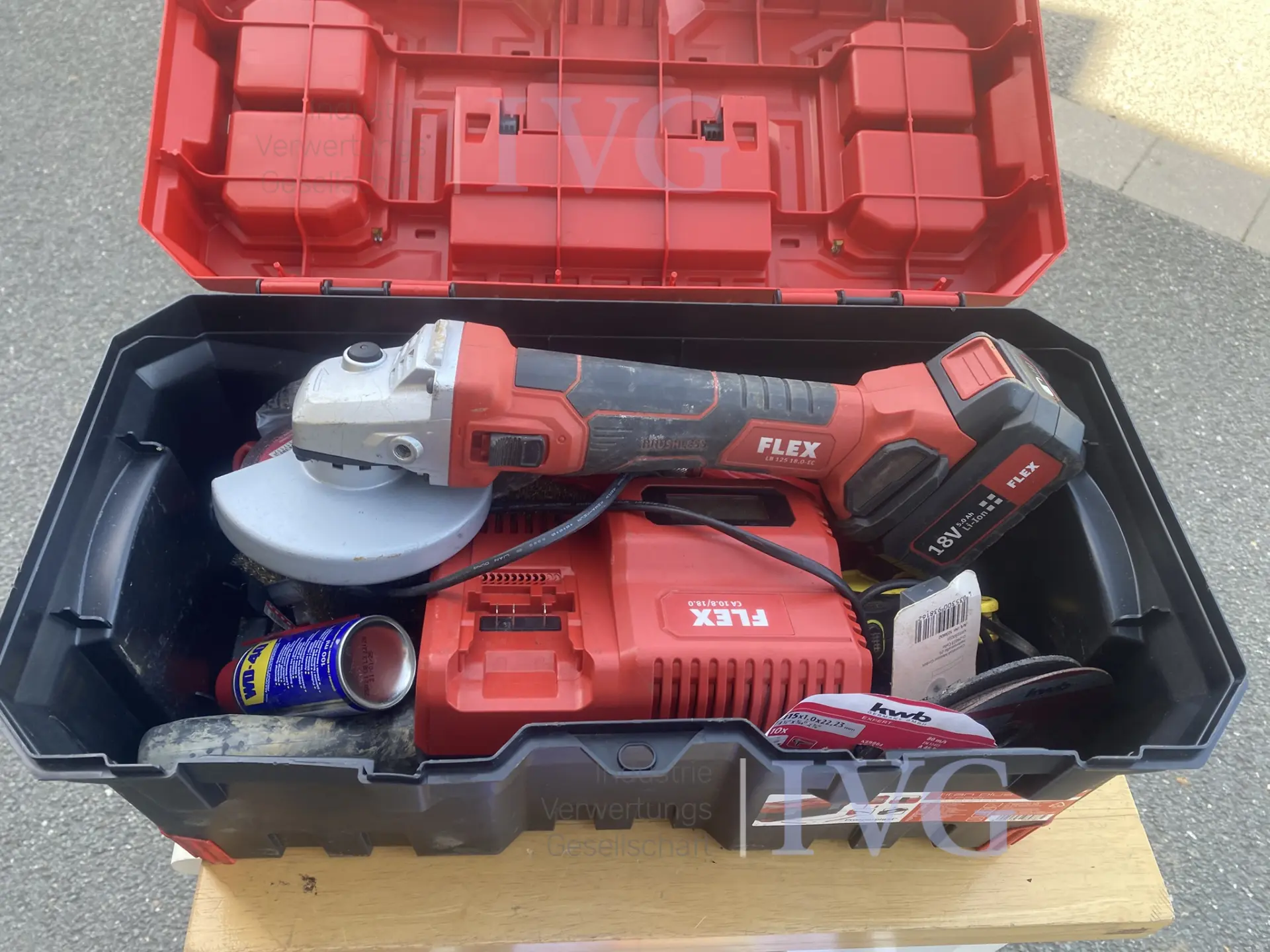 Akku- Trennschleifer FLEX LB 12518,0-EC